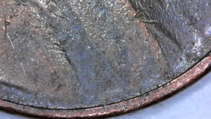 1982-P-Lincoln-Cent-With-Severe-Die-Deterioration!-The-Worst-Case-I've-Seen